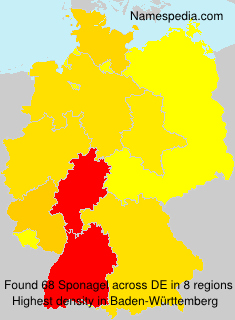 Surname Sponagel in Germany Surname Sponagel in Germany