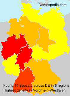 Surname Sposato in Germany Surname Sposato in Germany