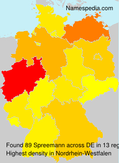 Surname Spreemann in Germany Surname Spreemann in Germany