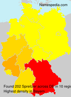 Surname Spreitzer in Germany Surname Spreitzer in Germany
