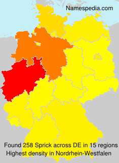 Surname Sprick in Germany Surname Sprick in Germany
