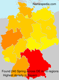 Surname Spring in Germany Surname Spring in Germany