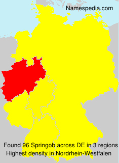 Surname Springob in Germany Surname Springob in Germany