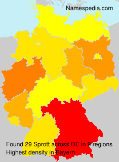 Surname Sprott in Germany Surname Sprott in Germany