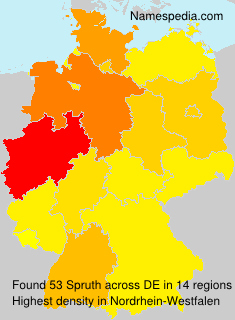 Surname Spruth in Germany Surname Spruth in Germany