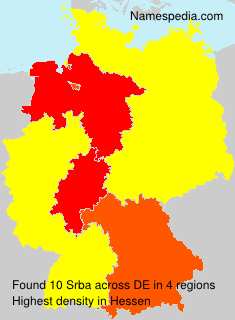 Surname Srba in Germany Surname Srba in Germany