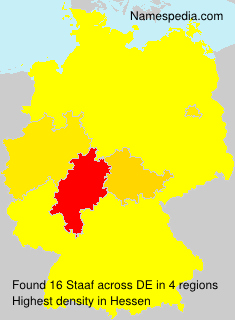 Surname Staaf in Germany Surname Staaf in Germany