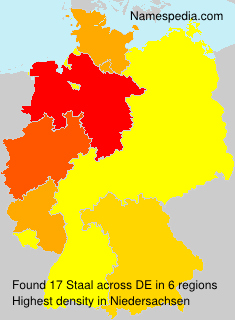 Surname Staal in Germany Surname Staal in Germany