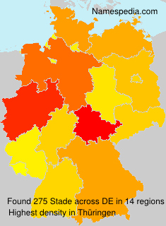 Surname Stade in Germany Surname Stade in Germany