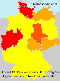 Surname Staecker in Germany Surname Staecker in Germany
