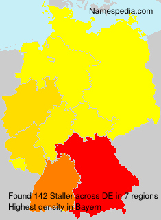 Surname Staller in Germany Surname Staller in Germany