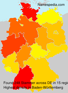 Surname Stammer in Germany Surname Stammer in Germany