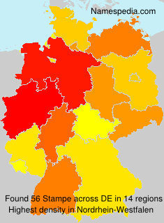 Surname Stampe in Germany Surname Stampe in Germany