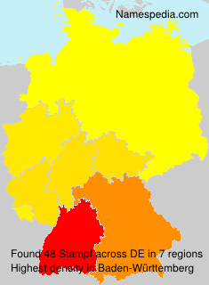 Surname Stampf in Germany Surname Stampf in Germany