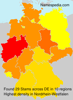 Surname Stams in Germany Surname Stams in Germany