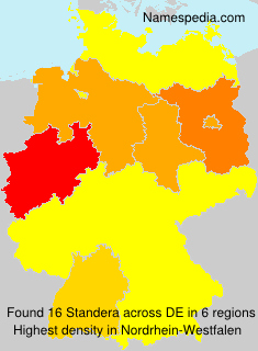 Surname Standera in Germany Surname Standera in Germany