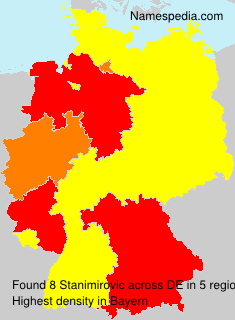 Surname Stanimirovic in Germany Surname Stanimirovic in Germany