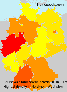 Surname Staniszewski in Germany Surname Staniszewski in Germany