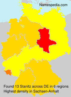 Surname Stanitz in Germany Surname Stanitz in Germany