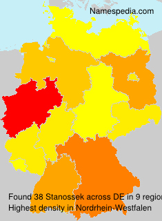 Surname Stanossek in Germany Surname Stanossek in Germany