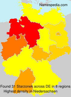 Surname Starzonek in Germany Surname Starzonek in Germany