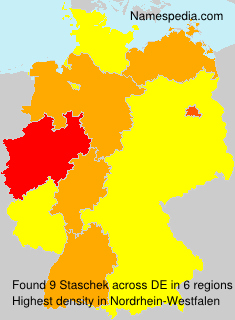 Surname Staschek in Germany Surname Staschek in Germany