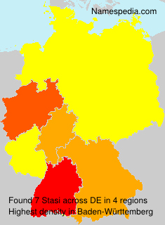 Surname Stasi in Germany Surname Stasi in Germany
