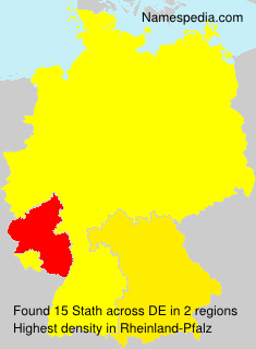 Surname Stath in Germany Surname Stath in Germany