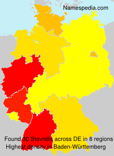 Surname Stavridis in Germany Surname Stavridis in Germany