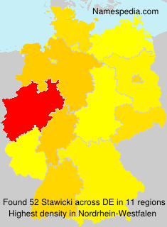 Surname Stawicki in Germany Surname Stawicki in Germany