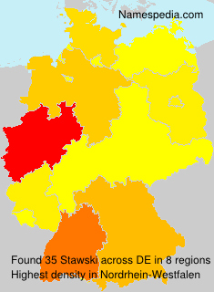 Surname Stawski in Germany Surname Stawski in Germany