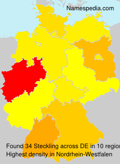 Surname Steckling in Germany Surname Steckling in Germany