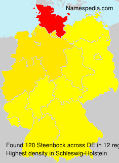 Surname Steenbock in Germany Surname Steenbock in Germany