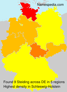 Surname Steiding in Germany Surname Steiding in Germany