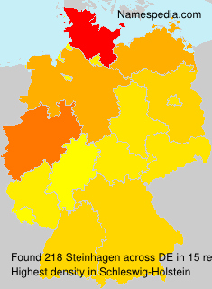 Surname Steinhagen in Germany Surname Steinhagen in Germany