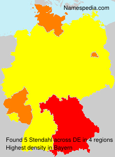 Surname Stendahl in Germany Surname Stendahl in Germany