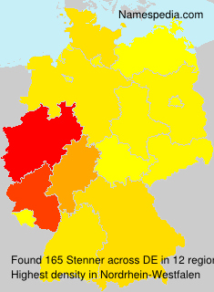 Surname Stenner in Germany Surname Stenner in Germany