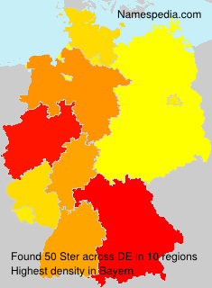 Surname Ster in Germany Surname Ster in Germany
