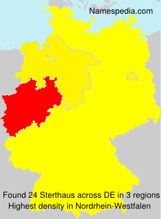 Surname Sterthaus in Germany Surname Sterthaus in Germany