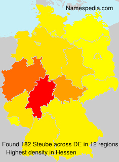 Surname Steube in Germany