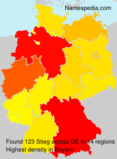 Surname Stieg in Germany Surname Stieg in Germany
