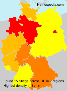 Surname Stiege in Germany Surname Stiege in Germany