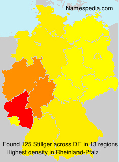Surname Stillger in Germany Surname Stillger in Germany