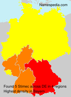 Surname Stimec in Germany Surname Stimec in Germany
