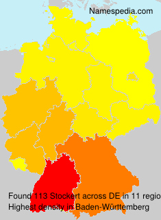 Surname Stockert in Germany Surname Stockert in Germany