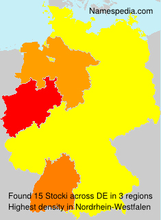 Surname Stocki in Germany Surname Stocki in Germany