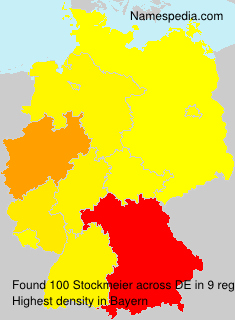 Surname Stockmeier in Germany Surname Stockmeier in Germany