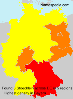 Surname Stoecklein in Germany Surname Stoecklein in Germany