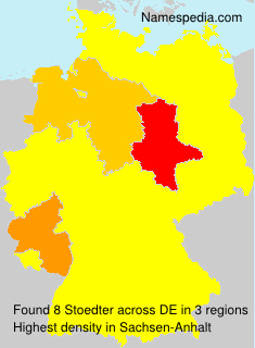 Surname Stoedter in Germany Surname Stoedter in Germany