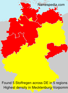 Surname Stoffregen in Germany Surname Stoffregen in Germany